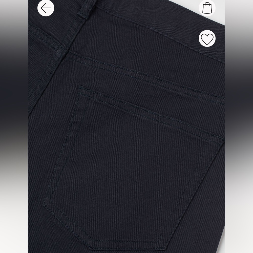 SLIM FIT TWILL PANTS - Picture 2 of 4